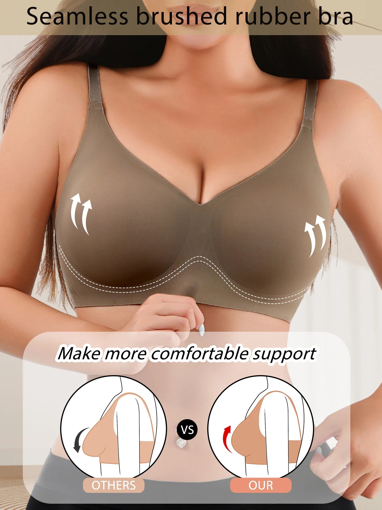 ComfortFit Seamless Jelly Gel Bra